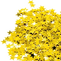 Confetti de estrellas doradas de 20 gr