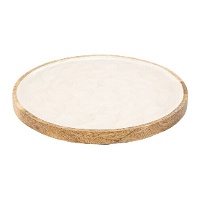 Vaciabolsillos redondo de madera de 22 cm - DCasa
