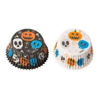 Cápsulas para cupcakes de moustruos y calaveras - Decora - 36 unidades