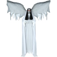 Ángel de la muerte con luz, sonido y movimiento de 1,70 m