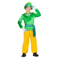 Disfraz de paje real verde para niño