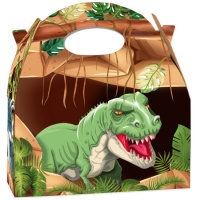 Caja de cartón de Dinosaurios T-Rex - 12 unidades