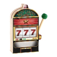 Marcasitio de Casino de 4 x 1,5 x 6 cm - 1 unidad