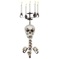 Candelabro de calaveras de 60 cm