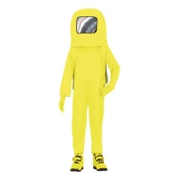 Disfraz de astronauta amarillo infantil