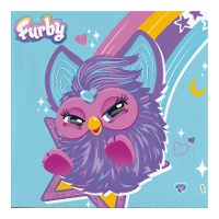 Servilletas de Furby de 16,5 x 16,5 cm - 20 unidades