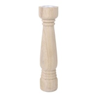 Candelabro de madera de 23 cm - DCasa