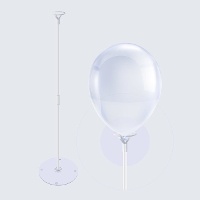 Centro de mesa para globos transparente de 50 cm