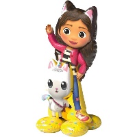 Globo La casa de Gabby music con base de 76 x 47,5 cm