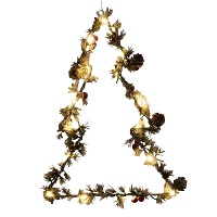 Árbol de Navidad decorativo con 20 leds