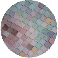 Base para tarta de 25 x 25 x 0,3 cm diseño abstracto - 1 unidad