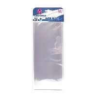 Papel de regalo transparente de celofán de 0,84 x 0,57 m - 2 unidades