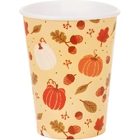 Vasos de Otoño de 250 ml - 6 unidades