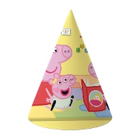 Sombreros de Peppa Pig juegos - 6 unidades