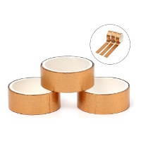 Washi tape metalizado de 3 m - 3 unidades