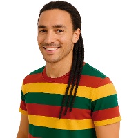 Mechones rasta de 60 cm - 3 unidades