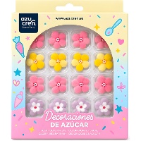 Figuras de azúcar de Flower Garden - Azucren - 16 unidades