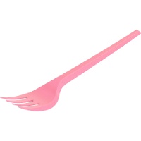 Tenedores de 16,5 cm de plástico de colores - 12 unidades