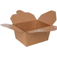 Envase de 15,2 x 12 x 6,3 cm para comida - 3 unidades