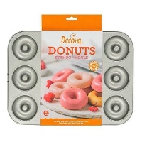 Molde para donuts de 35,5 x 26,5 x 2,5 cm - Decora - 12 cavidades