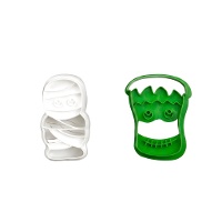 Cortador de Frankenstein y momia - Decora - 2 unidades