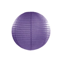 Farol de papel de 35 cm morado - 1 unidad