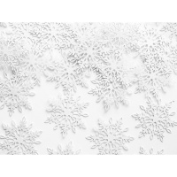 Decoración de papel de estrella de nieve de 3 cm - 10 unidades