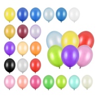 Globos de látex de 30 cm metalizados - PartyDeco - 10 unidades