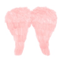 Alas de plumas rosa claro - 45 x 50 cm