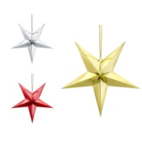 Estrella decorativa de 45 cm - 1 unidad