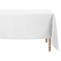 Mantel de tela de 3,00 x 1,80 m blanco