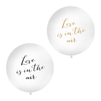 Globo de látex gigante Love is in the air de 90 cm - PartyDeco - 1 unidad