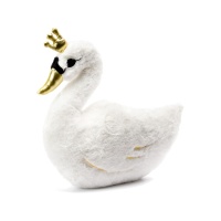 Peluche de Cisne Blanco - 34 x 35 cm