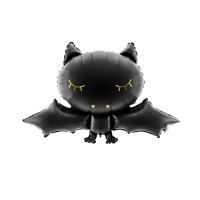 Globo silueta XL de Murciélago negro de 80 x 52 cm - PartyDeco