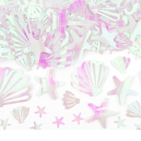 Confetti de mundo marino iridiscente de 23 g