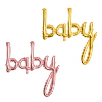 Globo letras Baby de 73,5 x 75,5 cm - PartyDeco