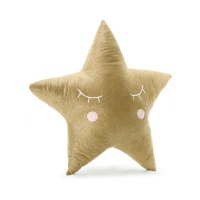Peluche de estrella dorada - 38 x 38 cm