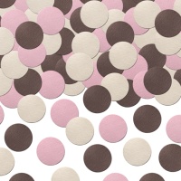Confetti de colores combinados rosa de 5 gr
