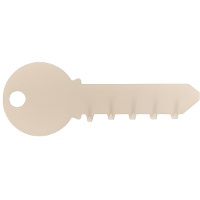 Cuelga llaves con forma de llave - DCasa - 1 unidad