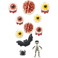 Figuras de azúcar de Halloween surtidas - Scrapcooking - 8 unidades