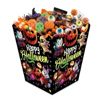 Caja de Happy Halloween de 18 x 10,5 cm - 6 unidades