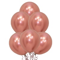 Globos de látex de 45 cm metalizados reflex - Sempertex - 6 unidades