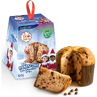 Panettone con chocolate de Elfo divertido de 100 gr