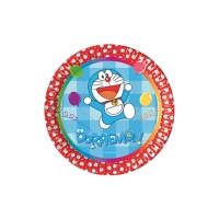 Platos de Doraemon de 20 cm - 10 unidades
