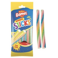 Regaliz multicolor relleno con pica pica - Damel - 90 gr