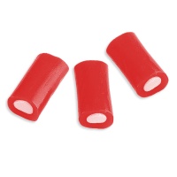 Regaliz rojo de fresa relleno en tacos - Fini mini tubes - 90 gr