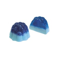 Frambuesas azules rellenas - Fini - 65 unidades