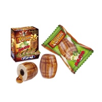 Chicles barril relleno sabor mojito - envase individual - Fini Pirate barrels - 200 unidades