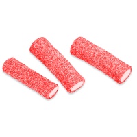 Regaliz rojo de fresa relleno con pica pica en tacos - Fini geles dulces rellenos jungle ropes - 90 gr