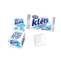 Chicles con envase individual de menta suave - Fini Klet's white - 200 unidades